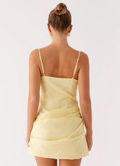 Adella Mini Dress - Yellow