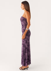 Alexandrite Midi Dress - Purple