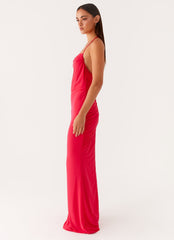 Amari Maxi Dress - Raspberry