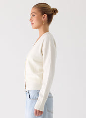 Arthur Knit Cardigan - Ivory