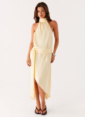 Atlantic Midi Dress - Yellow