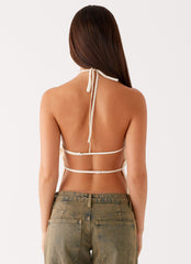 Bennie Halter Top - Ivory