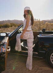 Bosten Low Rise Pants - White