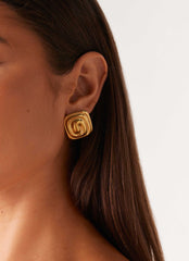 Bowie Earrings - Gold
