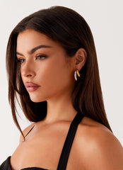 Cannon Earrings - Gold/Silver