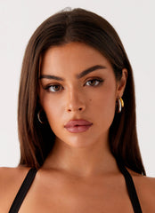 Cannon Earrings - Gold/Silver