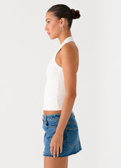 Cladena Top - White