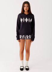 Context Knit Sweater - Navy