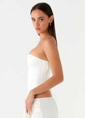 Evaleigh Corset - White