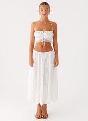 Evi Midi Skirt - Ivory