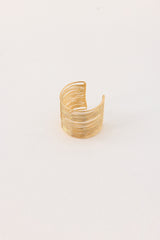 Golden Blur Arm Cuff - Gold