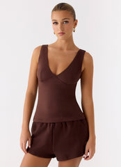 Hard To Tame Top - Chocolate