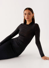 Kamora Maxi Dress - Black