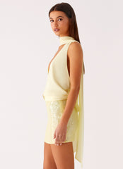 Lilo Scarf Top - Yellow