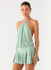 Mable Mini Dress - Green