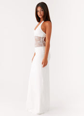 Main Focus Maxi Dress - White