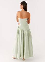 Misa Bubble Maxi Dress - Mint