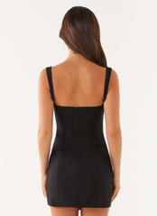 Pia Mini Dress - Black