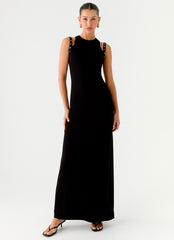 Rockstar Maxi Dress - Black