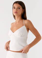 Sangria Top - White