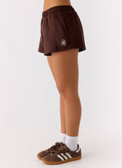 Signature Low Rise Sweatshorts - Chocolate