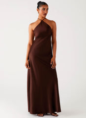 Tulama Maxi Dress - Chocolate