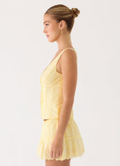 Aberley Top - Yellow