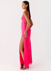 Alouette Maxi Dress - Fuchsia