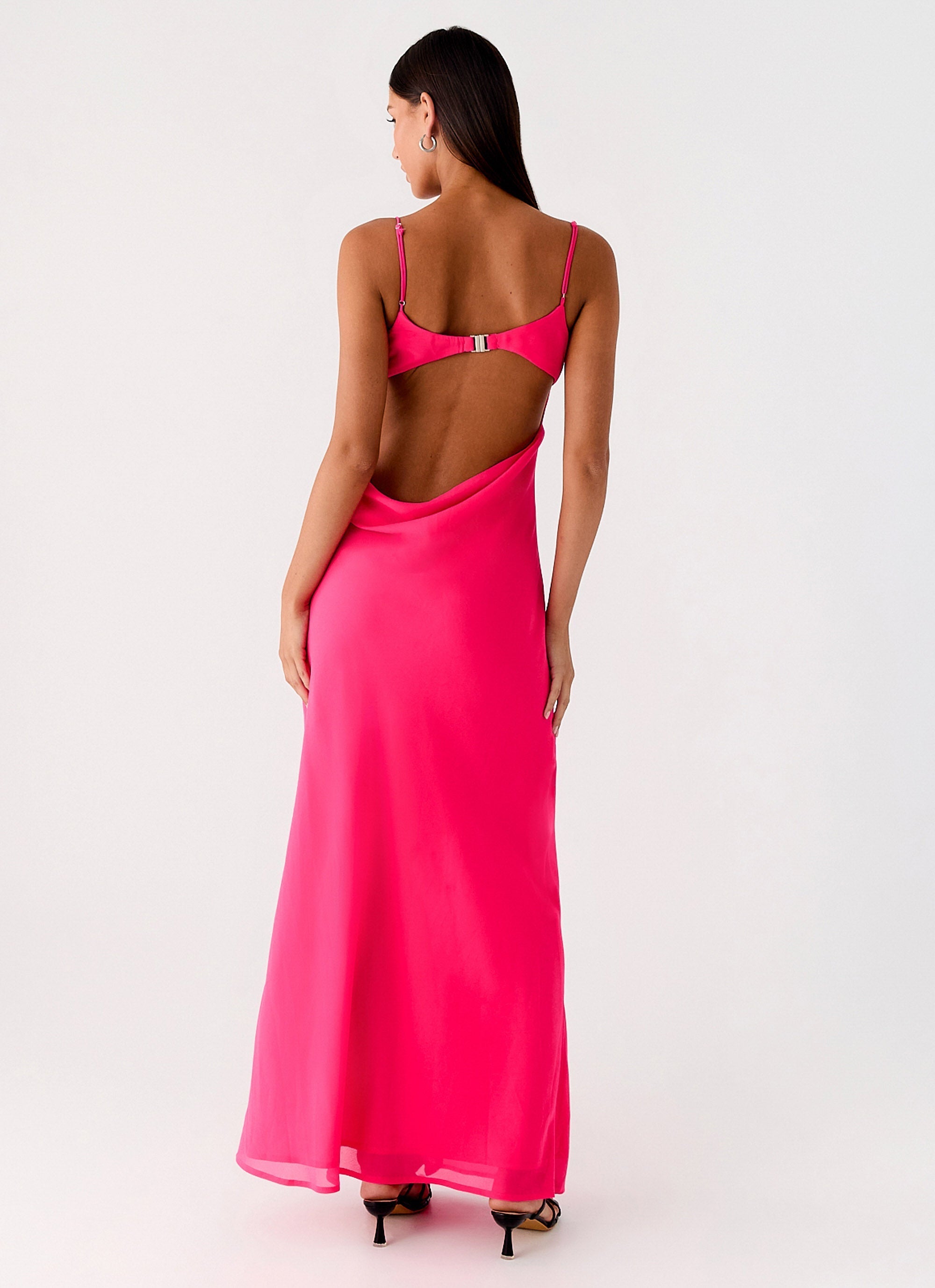 Alouette Maxi Dress - Fuchsia