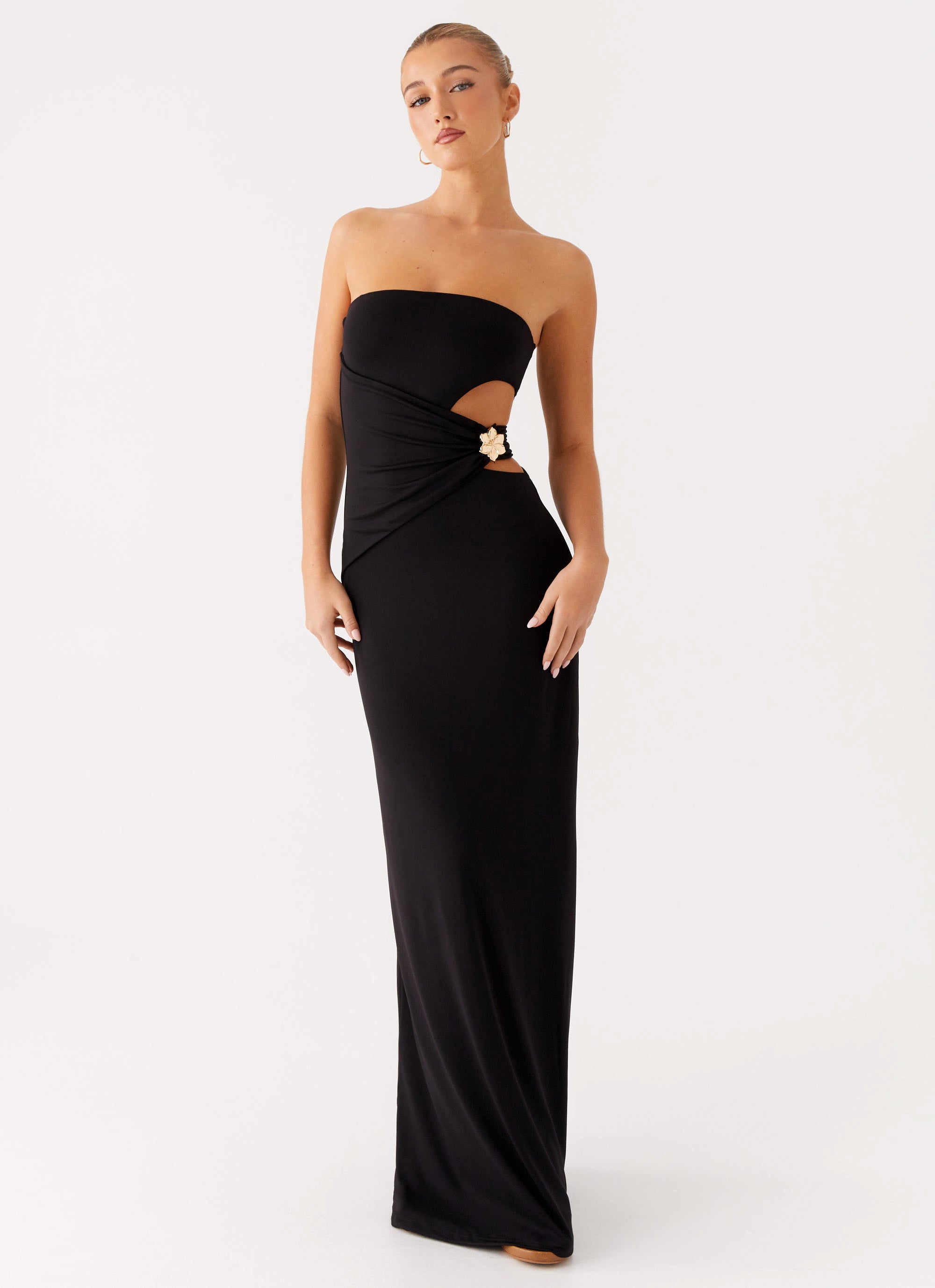 Anetta Maxi Dress - Black