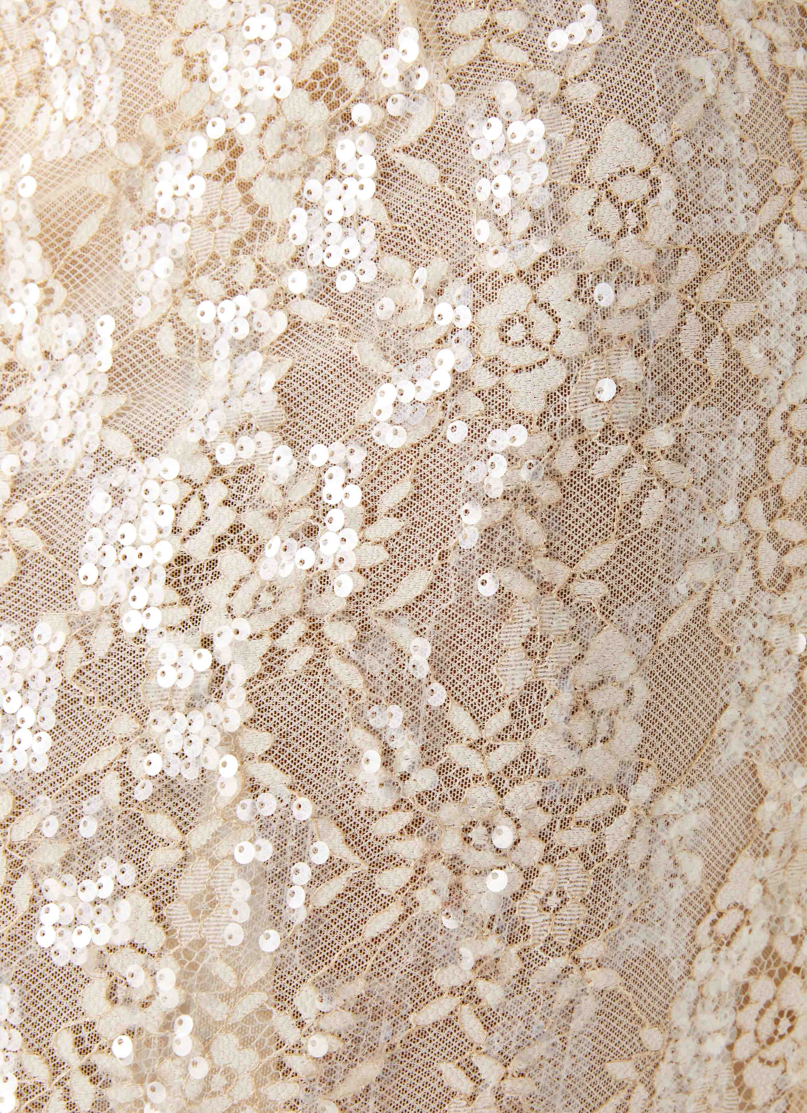 Bling It On Maxi Skirt - Ivory