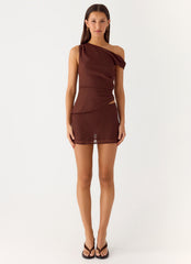 Caleb Mini Skirt - Chocolate