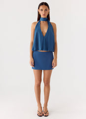 Celestin Top - Washed Navy