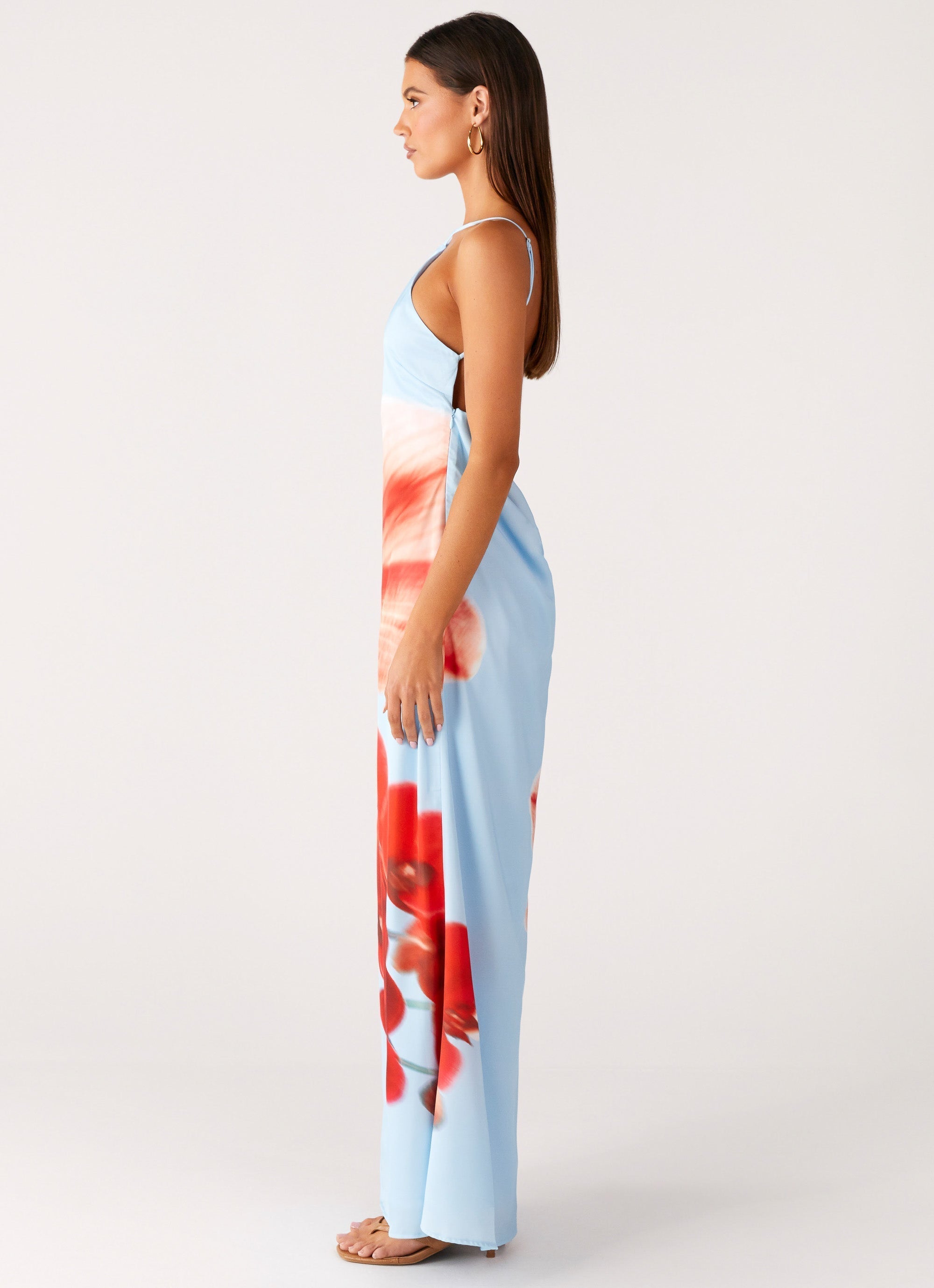 Chloe Maxi Dress - Turquoise Bloom