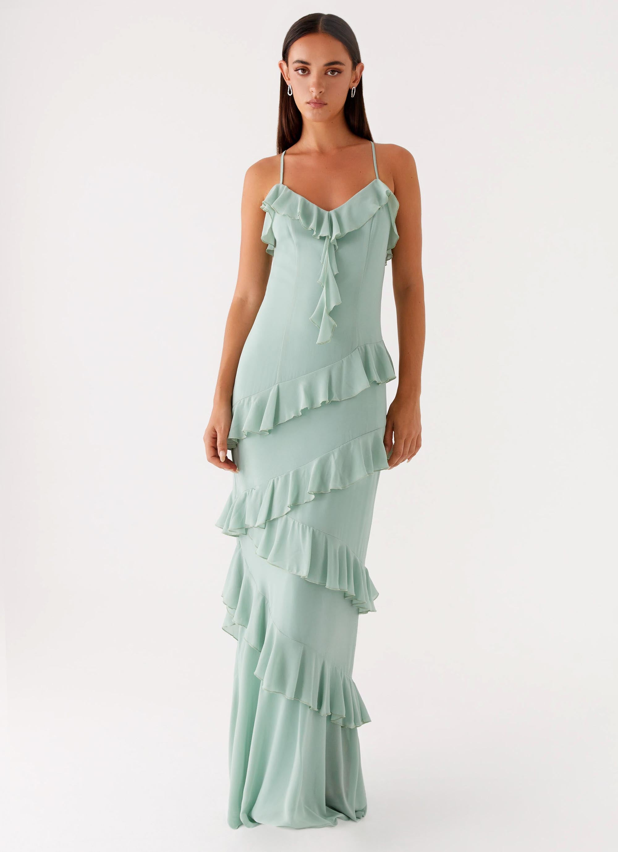 Country Club Maxi Dress - Sage