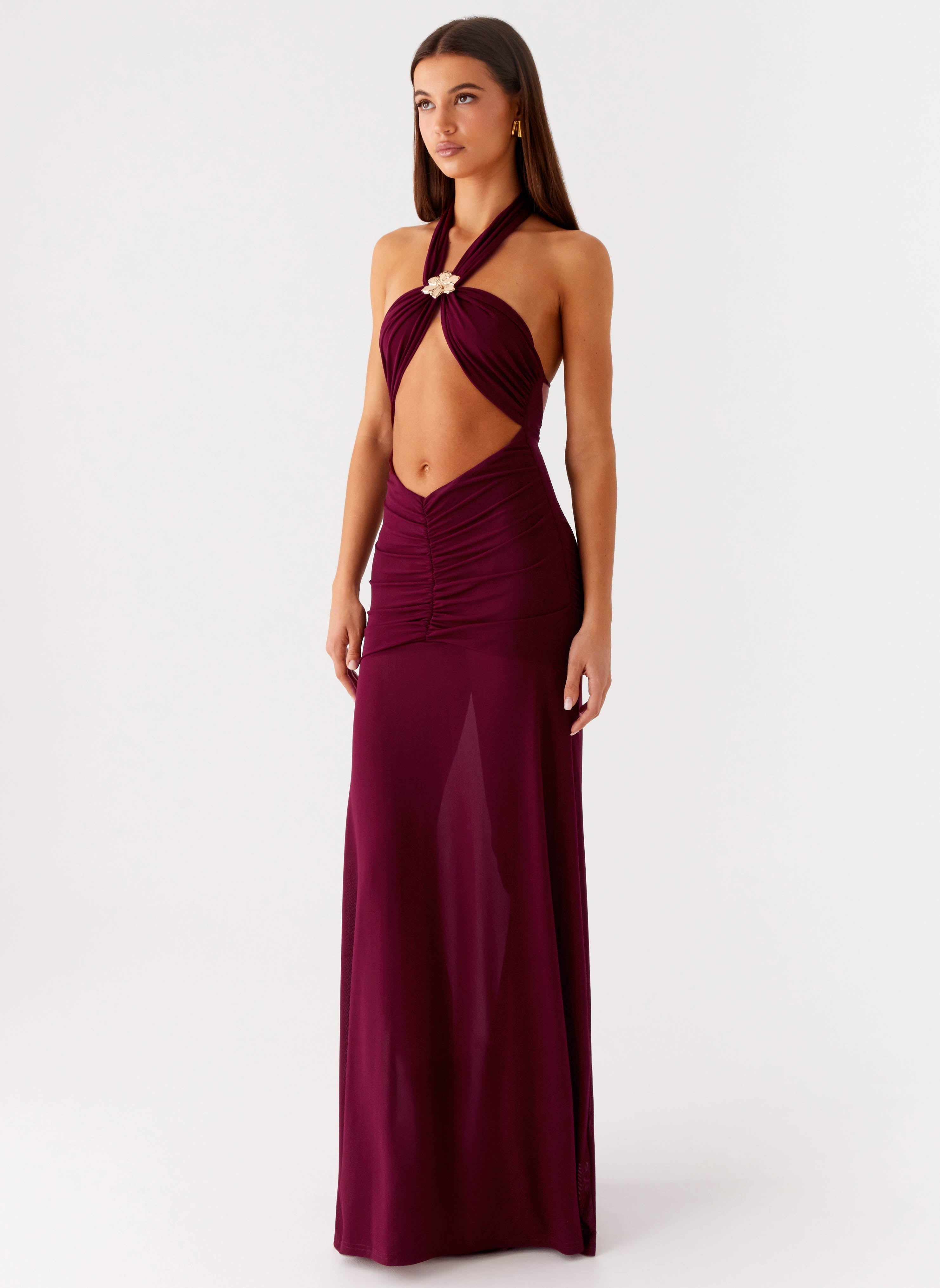 Deltina Maxi Dress - Boysenberry