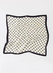 Dotty Dreams Scarf - White Polkadot