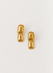 Doubled Up Earrings - Gold