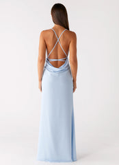 First Class Maxi Dress - Blue