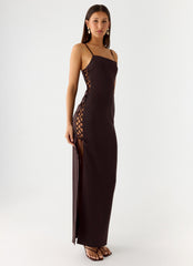 Hartwell Maxi Dress - Chocolate
