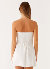 Hazel Mini Dress - White
