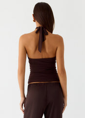 Henrietta Top - Chocolate