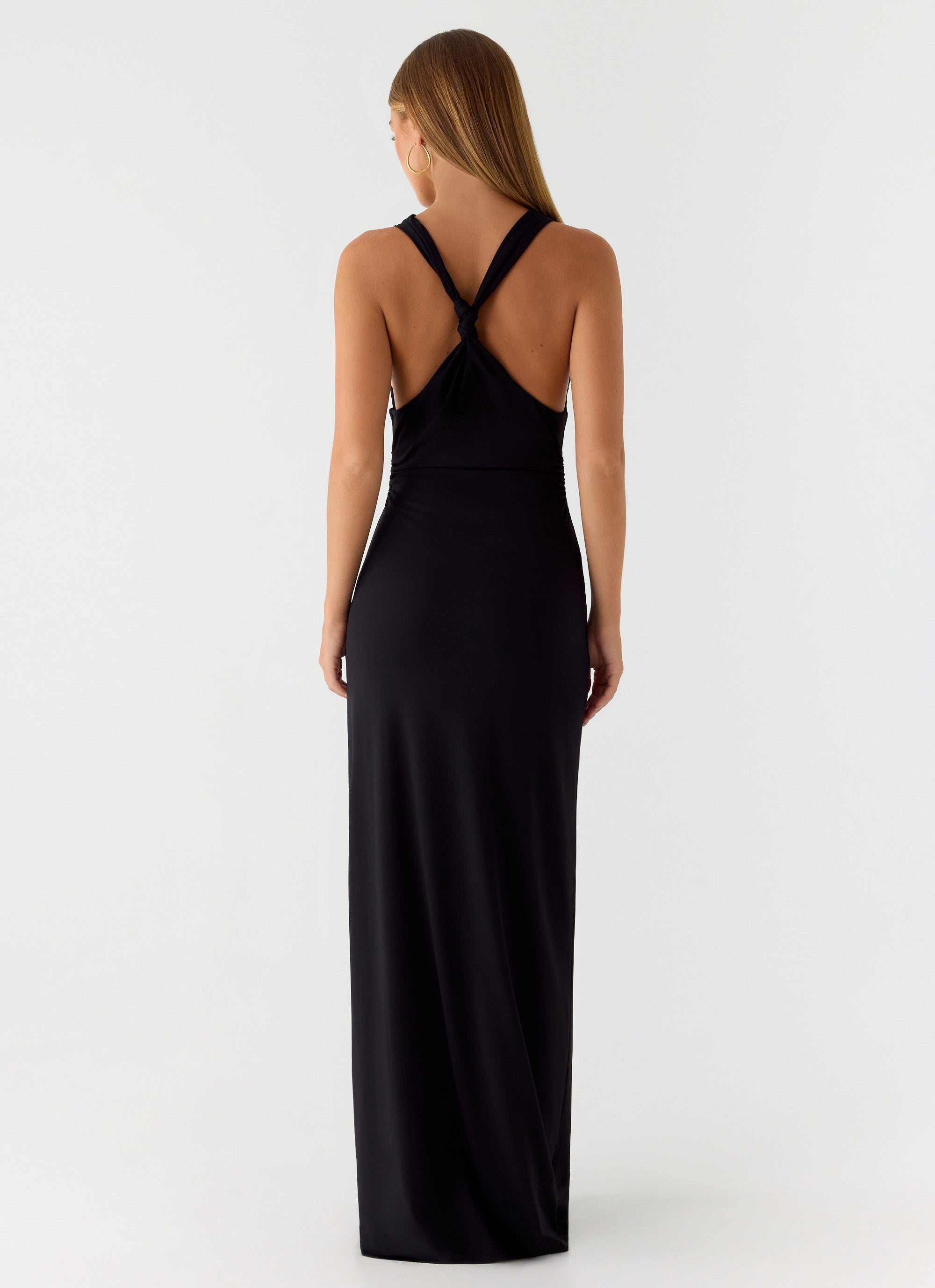 Hidden Agenda Maxi Dress - Black