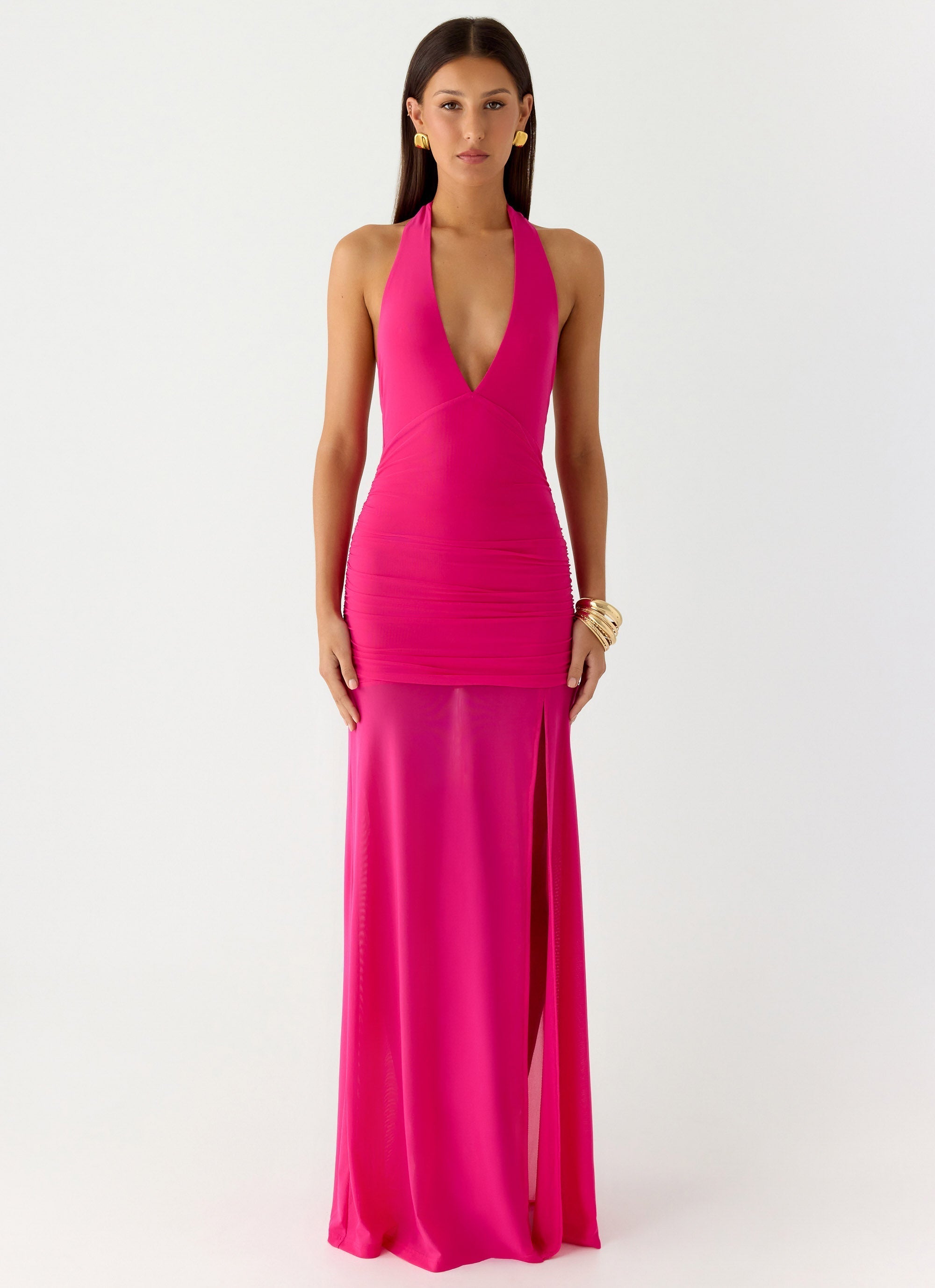 Island Muse Dress - Fuchsia