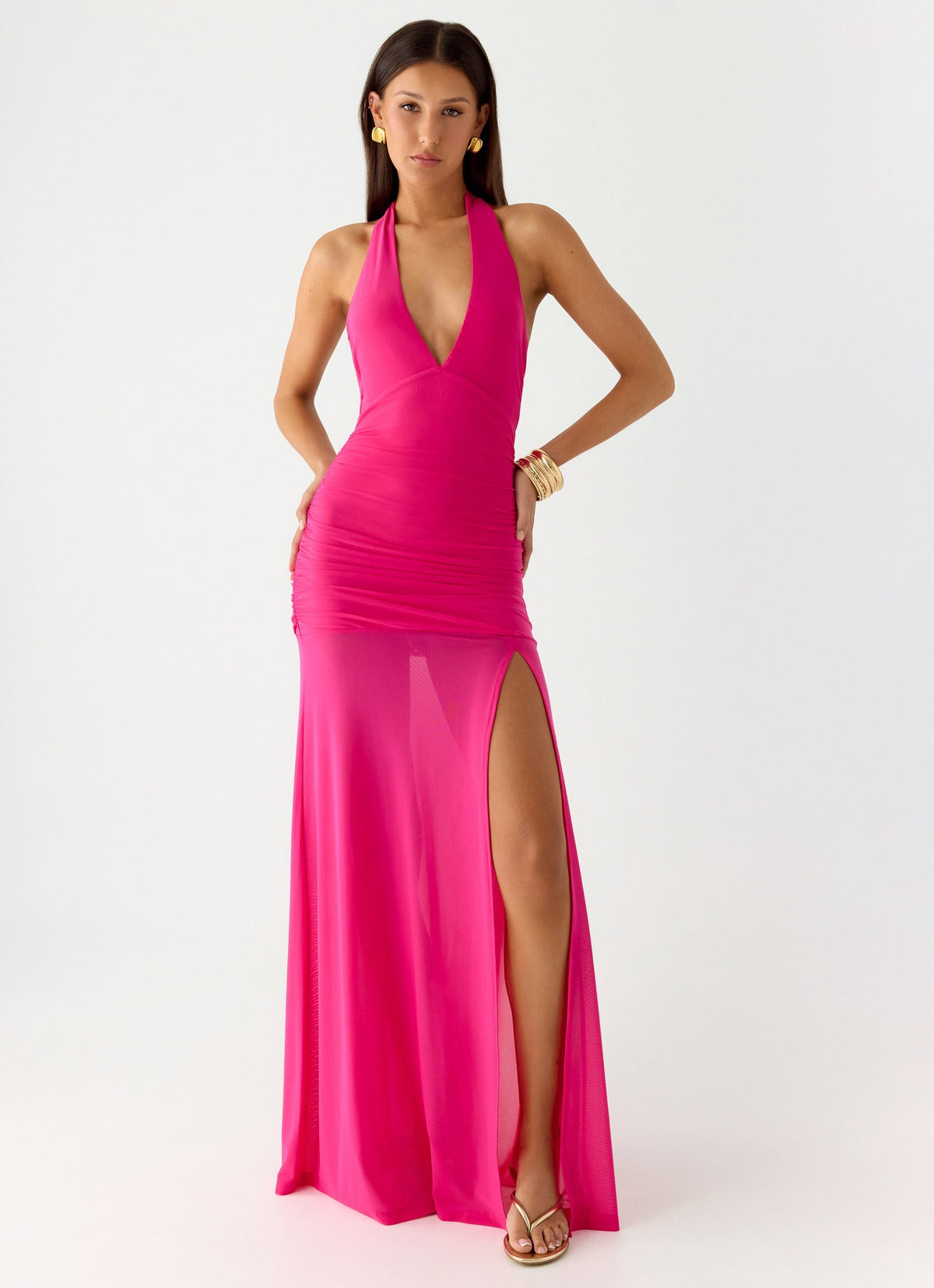Island Muse Dress - Fuchsia