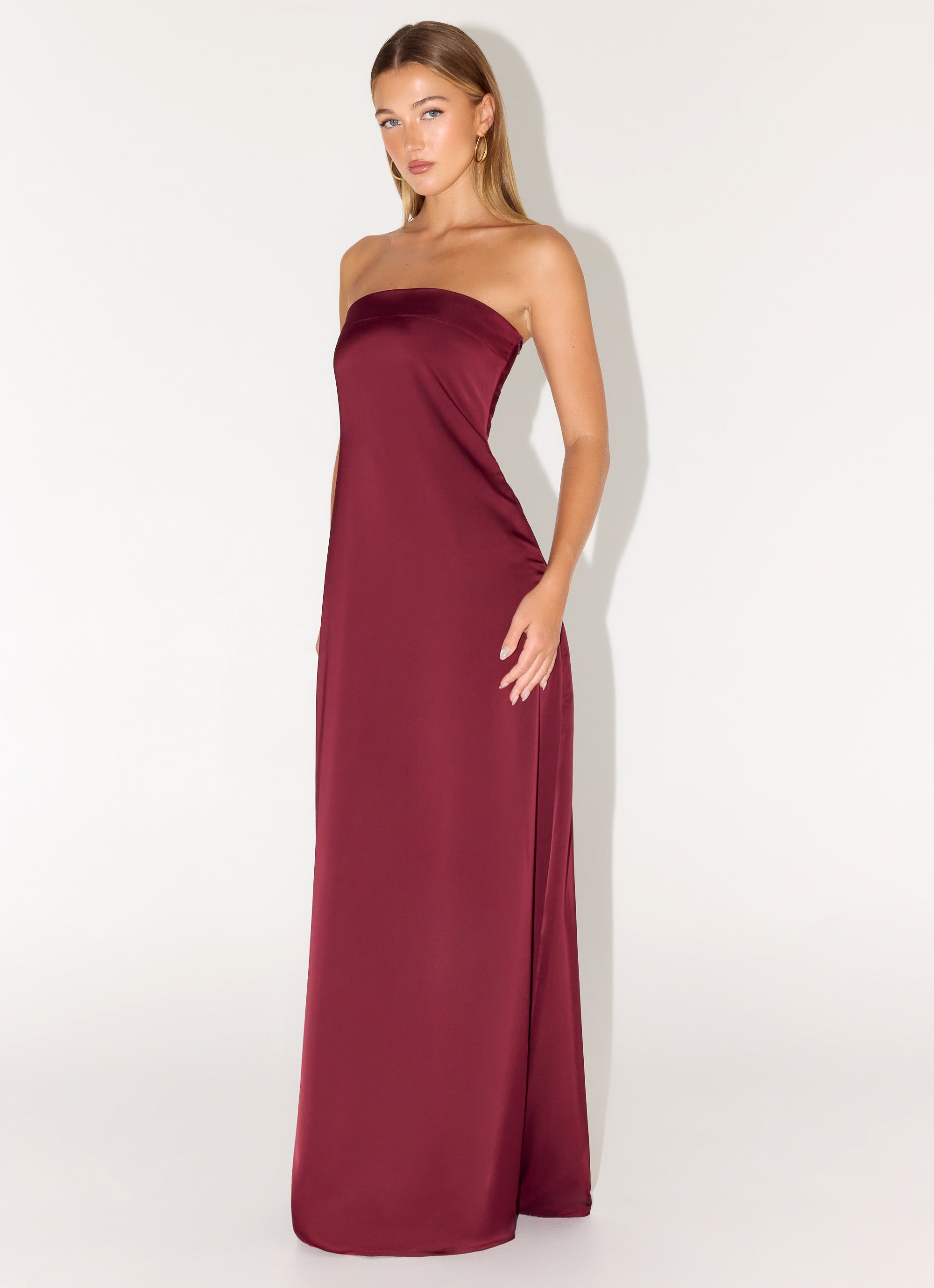 Jiana Maxi Dress - Merlot