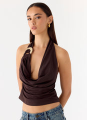 Jonna Top - Chocolate