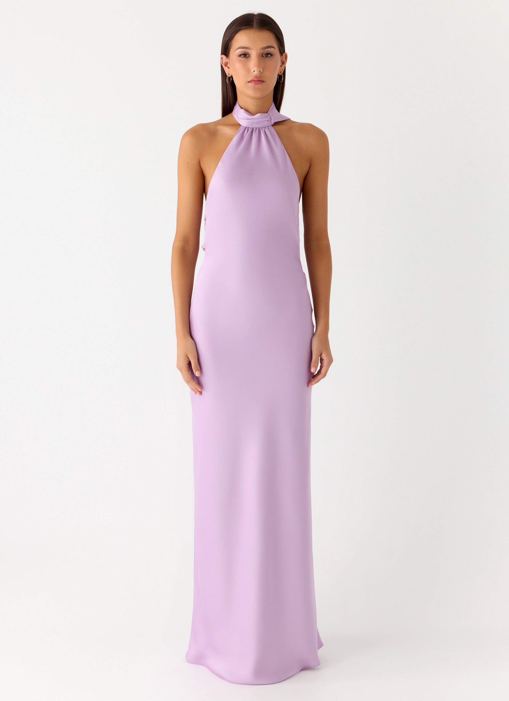 Keena Scarf Maxi Dress - Lavender