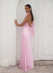 Keena Scarf Maxi Dress - Pink