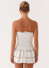 Kimia Mini Dress - White